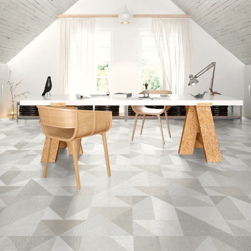 Vinylová podlaha Expona Domestic 5861 Grey Geometric