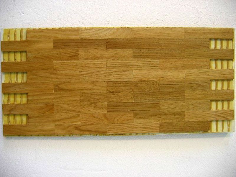 Pokládání dřevěné podlahy Mozaika Dub Natur Anglický Vzor
