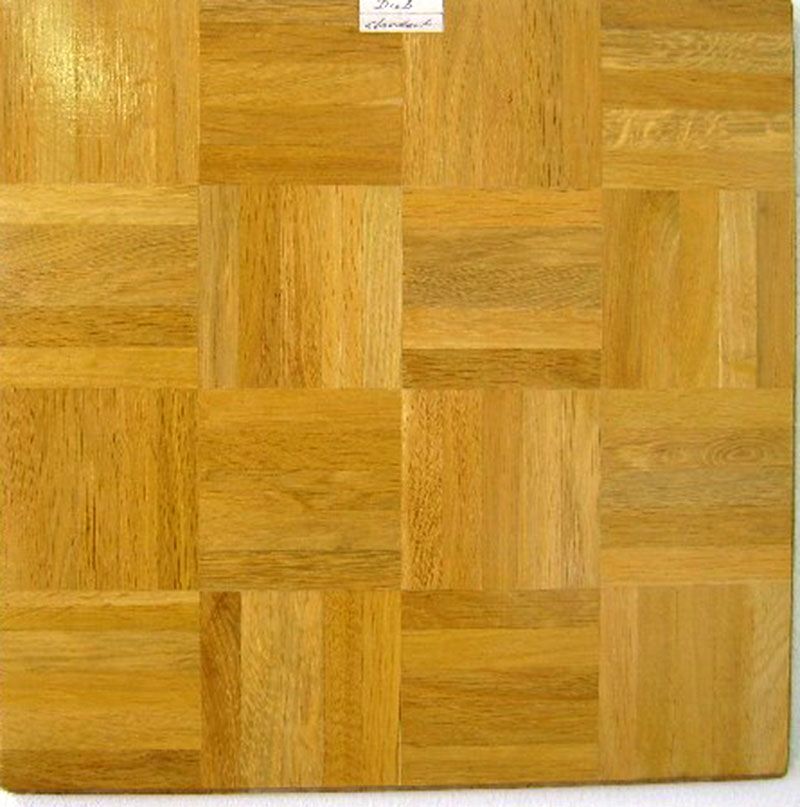 Pokládání dřevěné podlahy - Mozaika Šachovnice Dub II