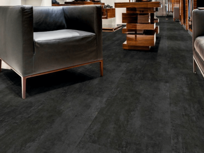 Vinylová podlaha Projectline 55605 Metalstone Černý